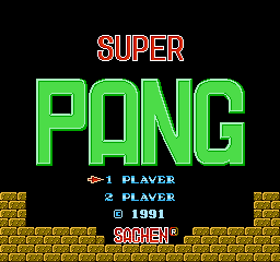 Super Pang Title Screen